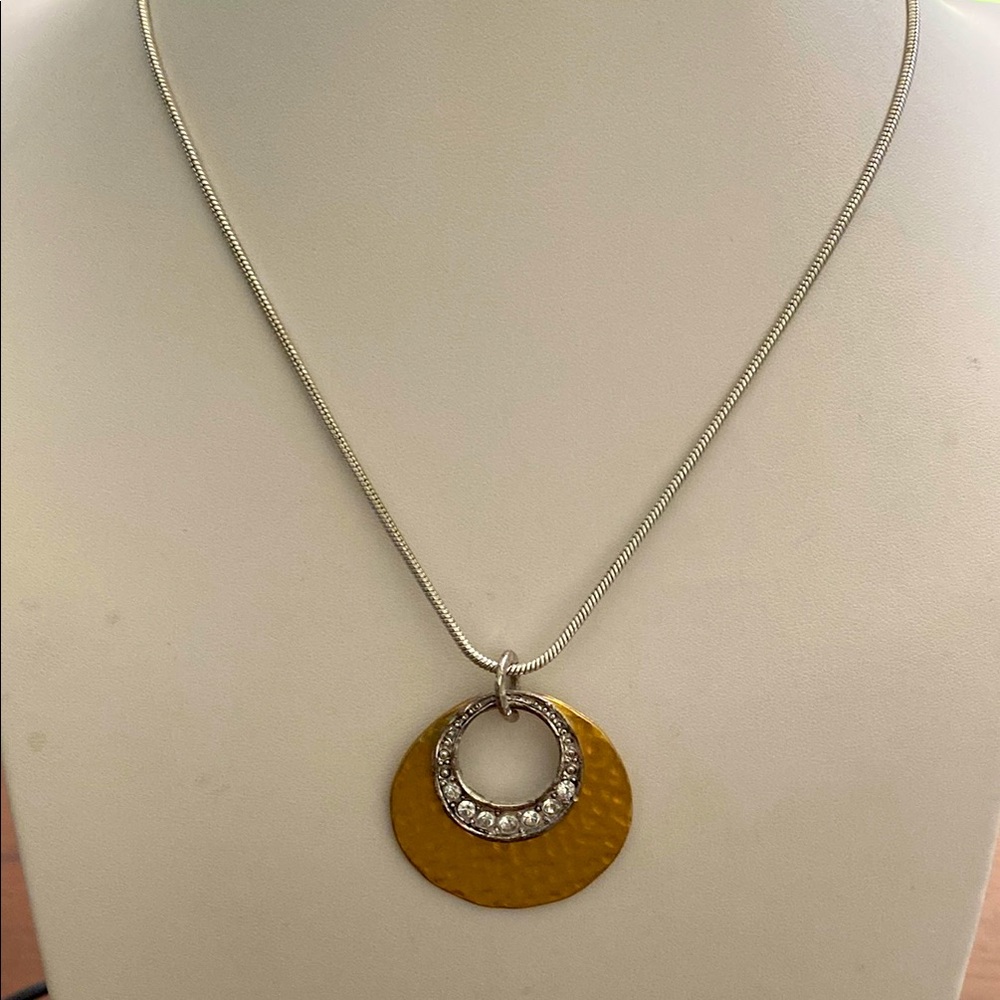 10/$10 Gold and Silver tone Pendant Necklace